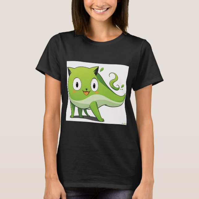 Blå delfincichlid t shirt (Framsida)