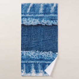 Blå denim jeans tyg struktur