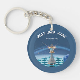 Blå Diamant Metallisk Kung Schack Fars Dag 