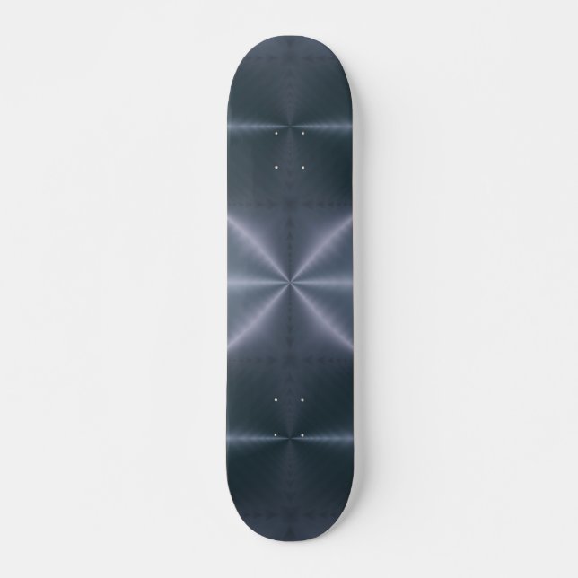 Blå diamanter mini skateboard bräda 18,5 cm (Framsida)