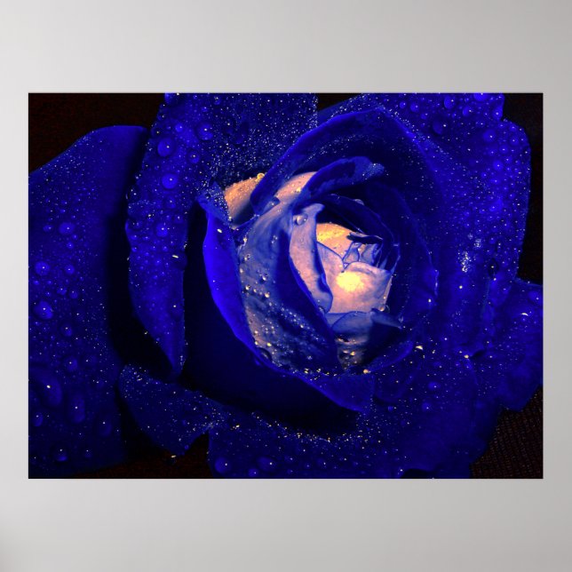 blå diamanter poster (Framsidan)