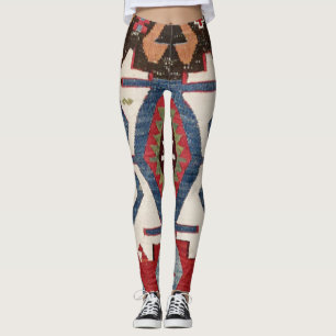 Blå diamantpil Konya // 1800-talet Leggings