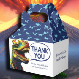 Blå dinosaur mönster-barn presentaskar