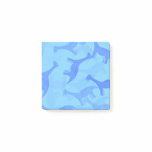 Blå dinosaurie Post-it-lappar