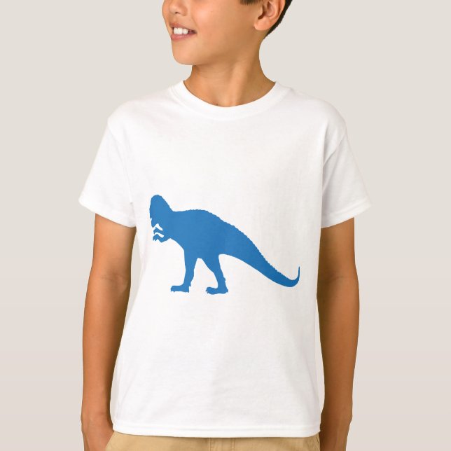 Blå Dinosaurie T-shirt (Framsida)