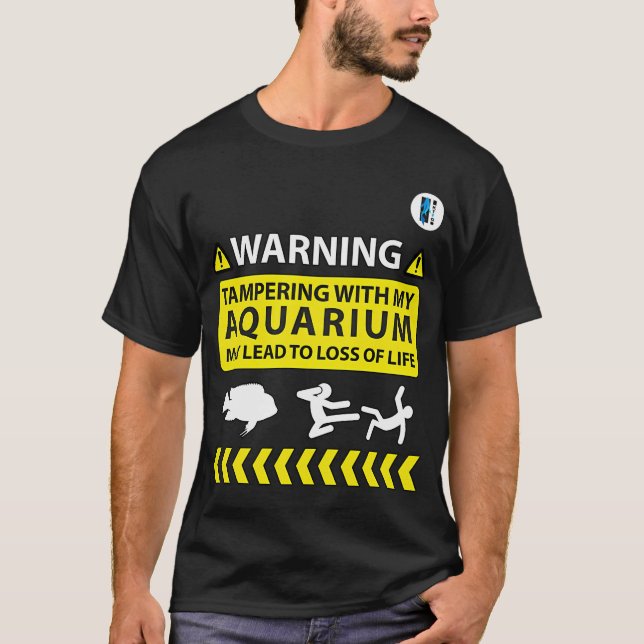 Blå Discus T Shirt (Framsida)