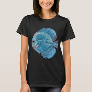 Blå Discusfisk T Shirt