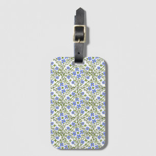 Blå Ditsy Blommig Bagagebricka