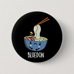 Blå-don Rolig Udon Skämt Mörk BG Knapp