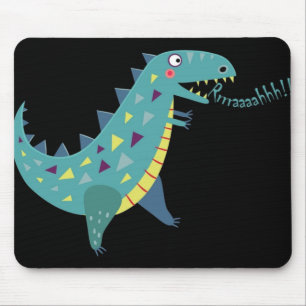 Blå dosinosaur T Rex Ba Musmatta