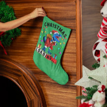 Blå dosinosaur T Rex-julinläsning T-Shirt