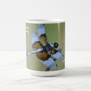 Blå dragskript Mugg Kopp