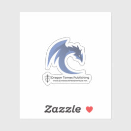 Blå dragskylt, Logotyp Klistermärken