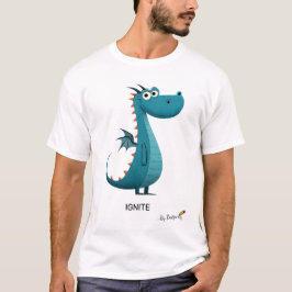 Blå Drak | IGNITE - By Design | Original Spass T Shirt