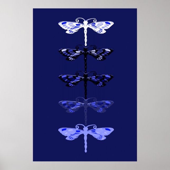 Blå drakar poster (Framsidan)