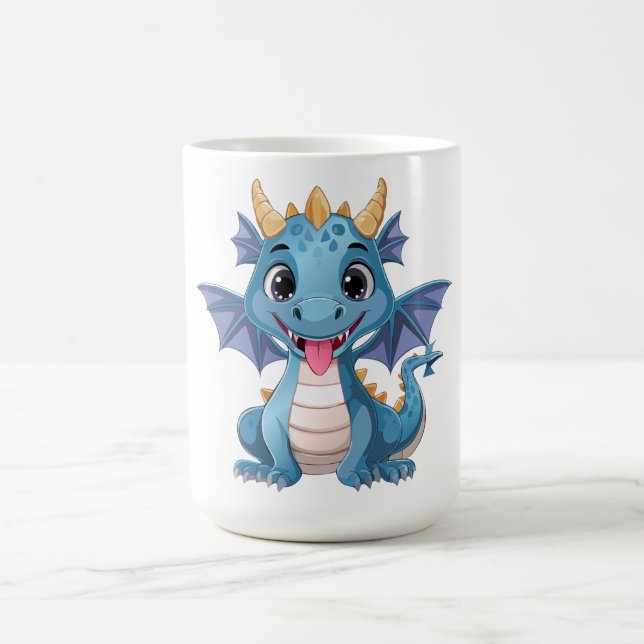 blå drake kaffemugg (Center)
