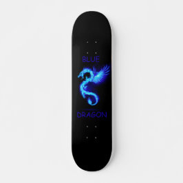 Blå Drakon Mini Skateboard Bräda 18,5 Cm