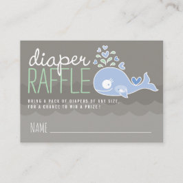 Blå dräktig Mamma Valgaffelspapper Raffle Biljett Tilläggskort