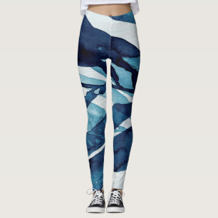 Blå drivrutin I Leggings