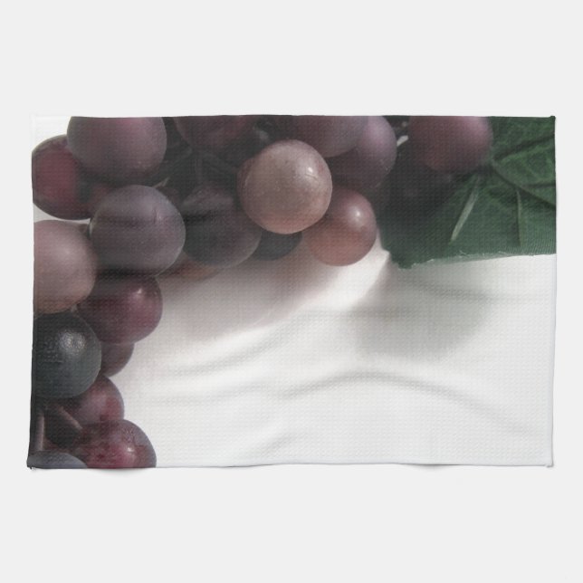 Blå druvor kökshandduk (Horisontell)