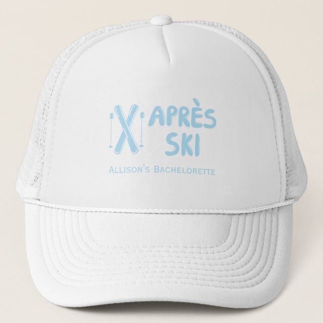 Blå Efter Skidutflykt Systerfest Hatt Keps (Framsida)