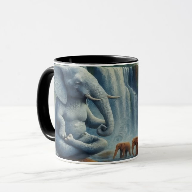 Blå Elefant  Mugg (Framsida vänster)