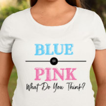 Blå eller Rosa, Gender Reveal T-shirt
