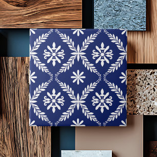 Blå Enkel Modern Geometrisk Elegant Abstrakt Kakelplatta