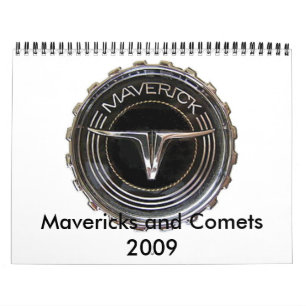 blå ensamvarg- och för komet 2009 kalender