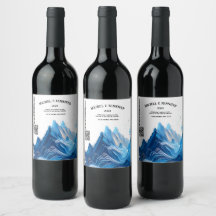 Blå etikett för Bröllop