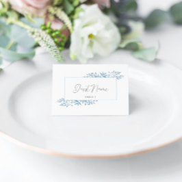 Blå eukalyptus Bröllop eskorteringsort Bordsnummer