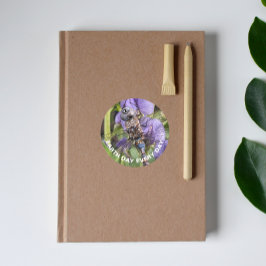 Blå Eyed Darner Dragonfly Earth Day Runt Klistermärke