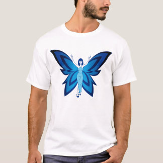 Blå Faery t-shirt för män