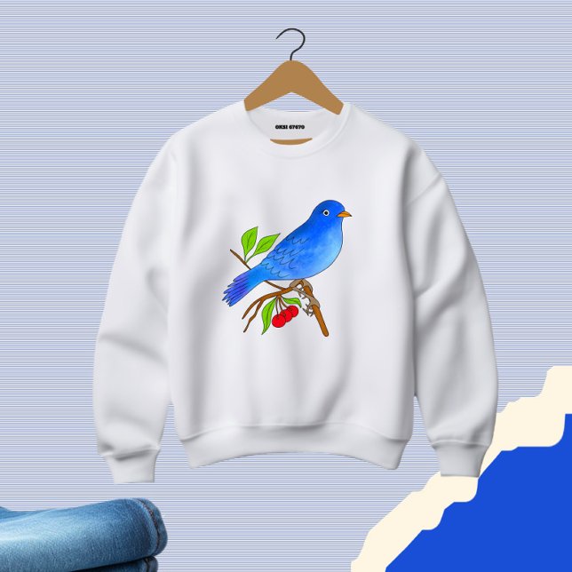 Blå fågel t shirt (Skapare uppladdad)