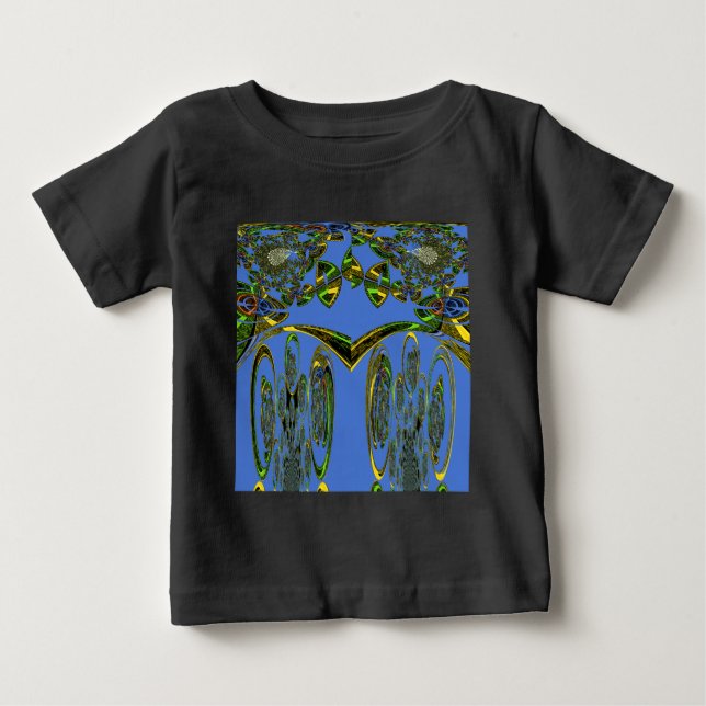 Blå fågel tee shirt (Framsida)