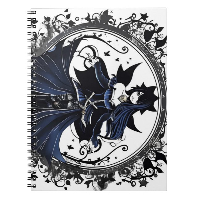 Blå fantom anteckningsbok (Framsidan)