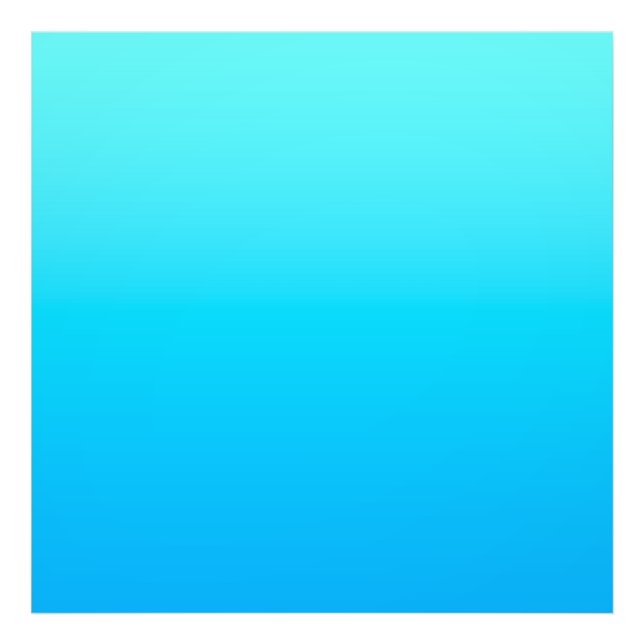 Blå färg-övertoning fototryck (Framsidan)