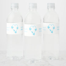 Blå Färgad Butterfly Heart Design Bröllop