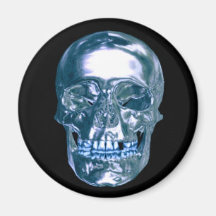 Blå färgskalstreck magnet