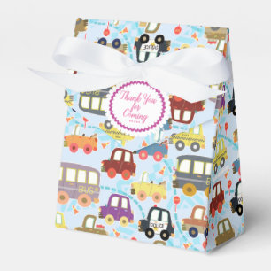 Blå favoritruta för Cute Fordon Presentaskar