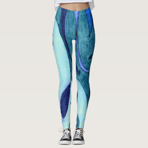 Blå fingrar leggings