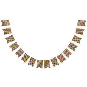 Blå finkflaggor   Födelsedags- och bröllopsdekorat Vimplar