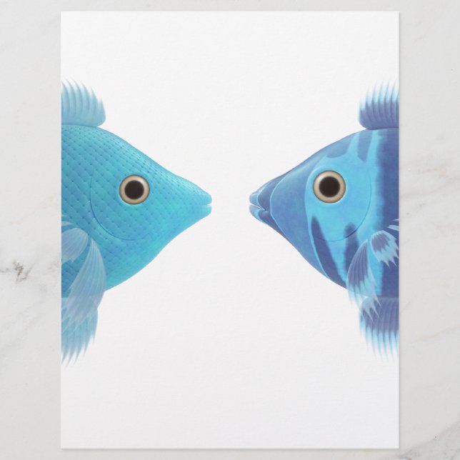 blå fisk (Framsida)
