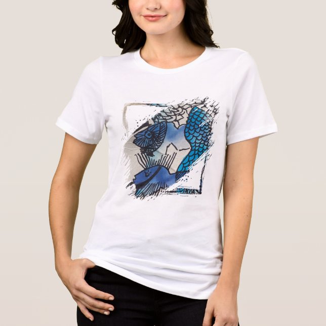 Blå Fisk T Shirt (Framsida)
