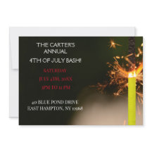 Blå fjärde juli självständighetsdag gnistregn