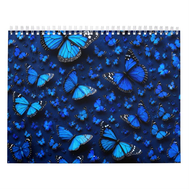 blå fjäril kalender (Omslag)