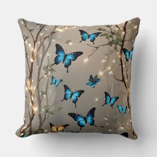 Blå Fjäril 🦋 Kudde
