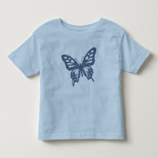 Blå Fjäril Minimal Naturkonst av Papil T Shirt