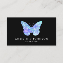 blå fjäril visitkort