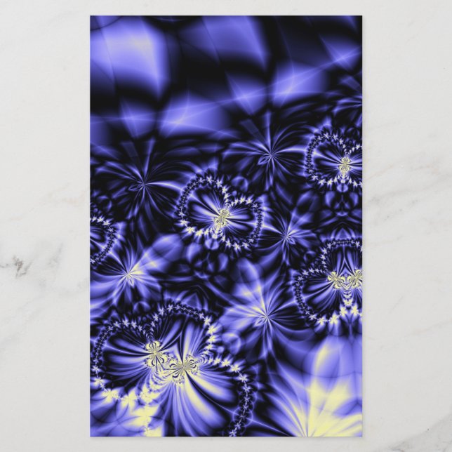 Blå fjärilar brevpapper (Framsida)